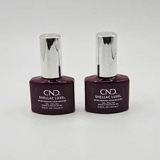 2 Pack - CND Shellac Luxe 60 Second Removal GEL POLISH - Color #153 TINTED LOVE