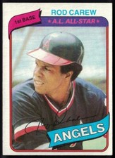 1980 Topps #700 Rod Carew California Angels NM+