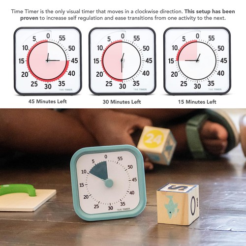Home MOD - 60 Minute Kids Visual Timer Home Edition - for Homeschool Supplies... - Picture 5 of 7