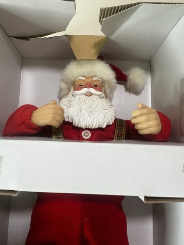 1998 Rockin' Santa Plays Jingle Bell Rock Animated Claus Dances - Picture 7 of 9