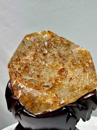 2.58LB Natural Fire quartz crystal Quartz specimen Reiki Decor+stand - Picture 4 of 7