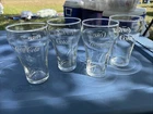 Set of 4 Vintage Coca Cola "Enjoy Coke" Bell Shape Clear Glasses 5" (2)
