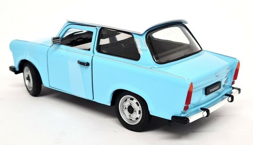 Nex models 1/24 Scale - Trabant 601 Light blue / White Roof - Diecast model car - Picture 3 of 3