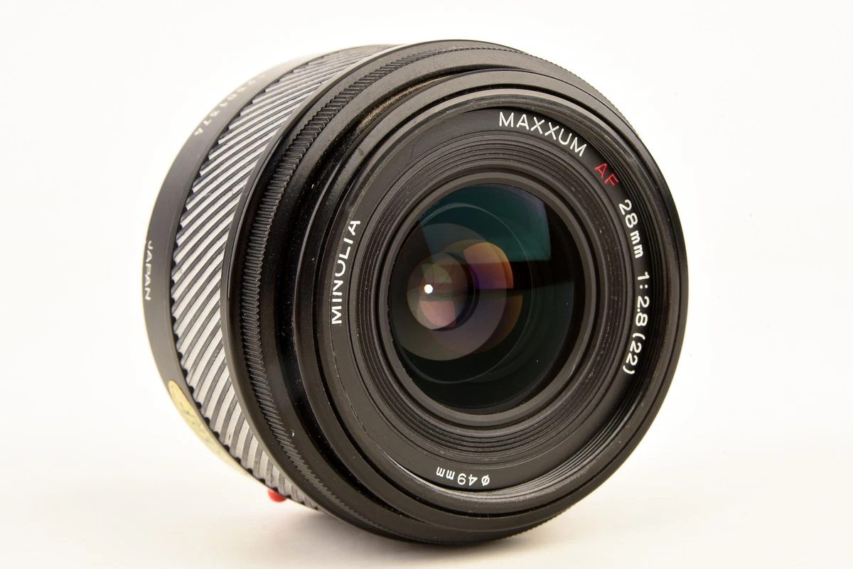 Minolta Maxxum 28mm Focal Camera Lenses for sale | eBay