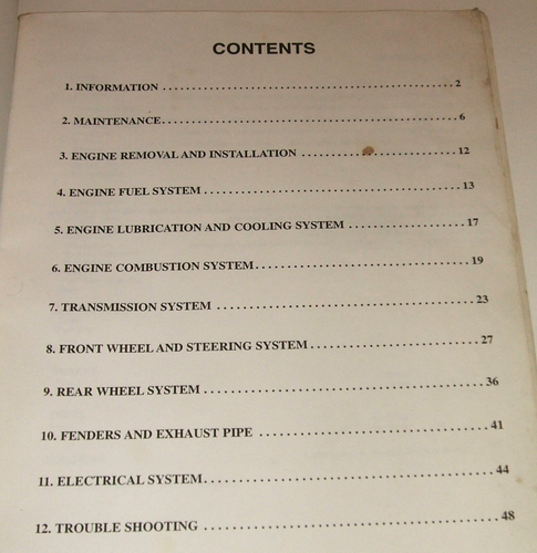 Manual de servicio Eton Dxl-90 ATV DXL 90 Eton taller de reparación - Imagen 3 de 6