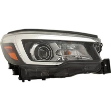 CAPA for 2019-2020 Forester Front Right Headlight Amber & Clear Plastic C