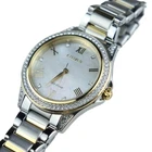 Citizen EM0233‑51A Eco‑Drive Women’s Two‑Tone Watch Swarovski Crystal MOP Dial