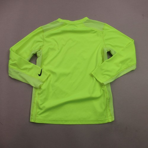 Nike Shirt Boys Medium Long Sleeve Casual Crew Neck Lightweight Outdoor Green - Picture 6 of 11