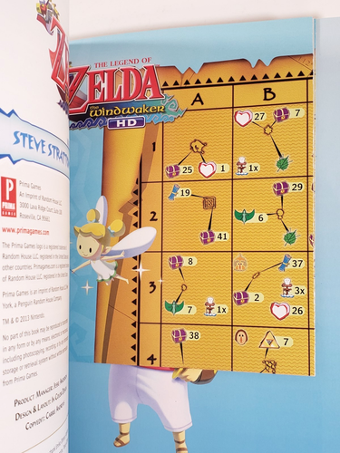 Legend of Zelda: The Wind Waker HD Prima Games Official Game Guide with Poster - Picture 5 of 7