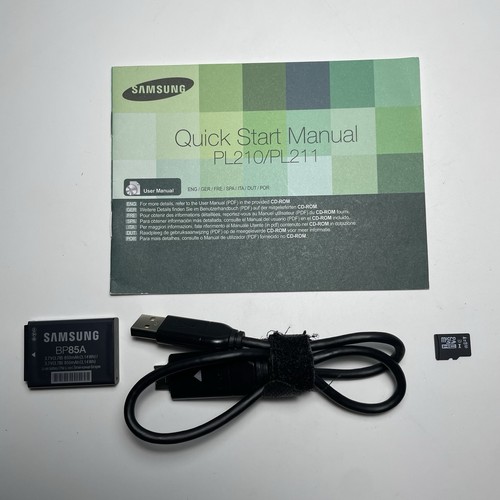 Samsung PL211 14.2MP Digital Camera Tested Boxed + Charger, Battery, 16GB SD - Picture 17 of 20