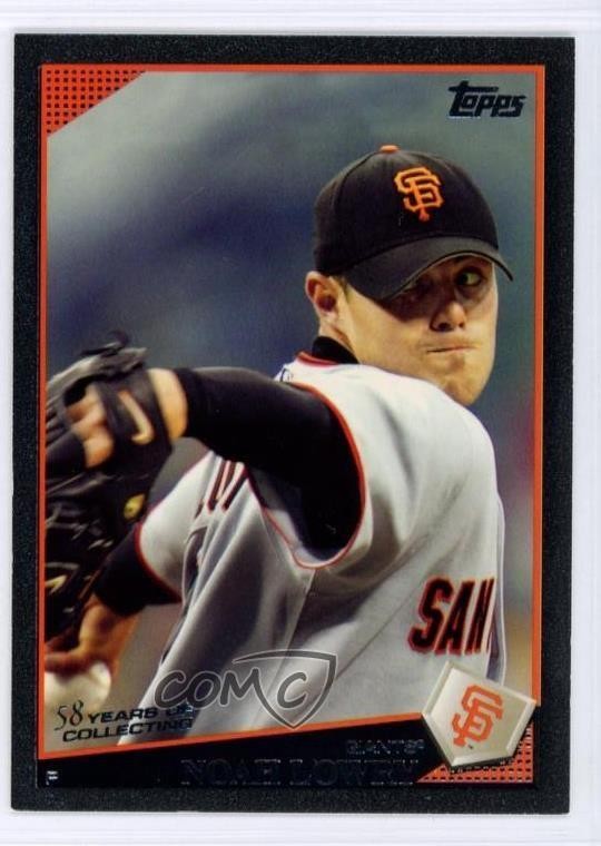 2009 Topps Black 41/58 Noah Lowry #571 05k6