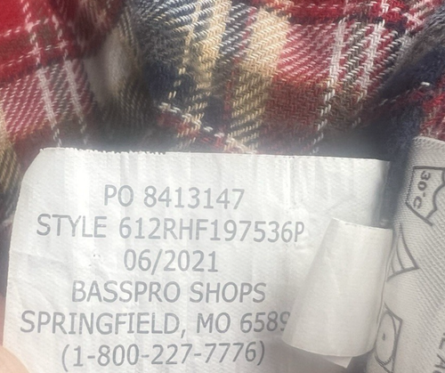 RedHead Flannel Lined Cargo Pants Mens Size 36x30 Cotton Workwear - Picture 7 of 8