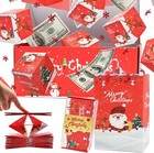 Surprise gift box explosion red envelope money folding confetti birthday gift