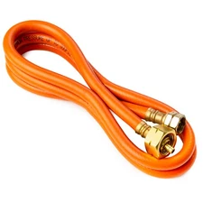 Propane Butane LPG Gas Hose Line with 300 PSI Max Pressure W21.8-14 and G3/8