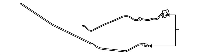 Cable de liberación para Land Rover LR2 2008-2015 (N/P LR006614)