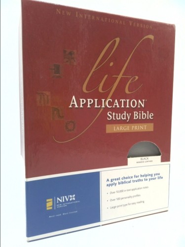 NIV Lebensanwendung Studienbibel, Großdruck, indiziert, schwarz - Bild 4 von 4