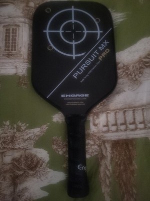 Engage Pursuit Pro MX 6.0 Pickleball Paddle RAW Toray T700 Carbon Fiber 8 Ounces