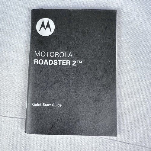 Motorola Roadster 2 89556N Bluetooth Speaker EUC - Photo 9 sur 12