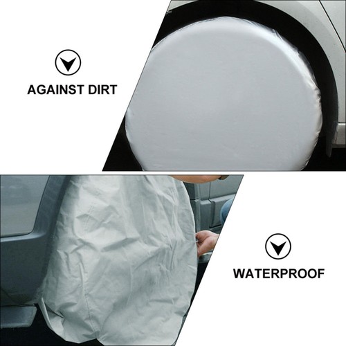 4pcs Waterproof Sun Protection Universal Wheel Tire Protectors - Picture 2 of 12