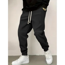 Men's Winter Warm Activewear Track Pants w/Fleece Layer Joggers Sweatpants