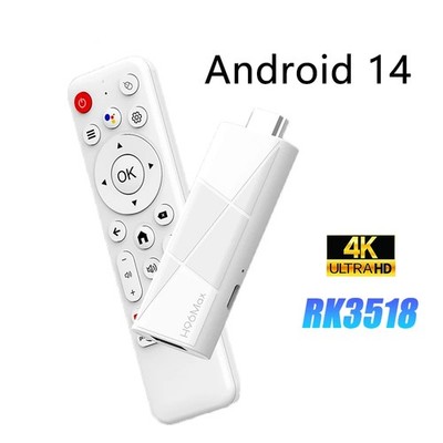 H96 MAX Smart TV Stick 4K Android 14.0, BT5.4, Voice Assistant, 2GB/8GB/16GB