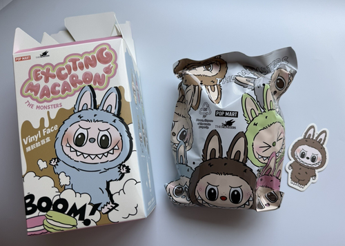 Authentic (US) POP MART LABUBU The Monsters Exciting Macaron- Toffee (Open Box)