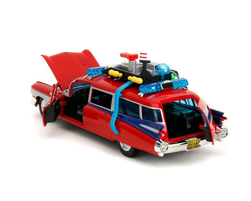 ミニカー Ghostbusters Ecto-1 1959 Cadillac GHOSTBUSTERS ECTO 1-A 1959 CADILLAC ELDORADO WRECKED 1:64