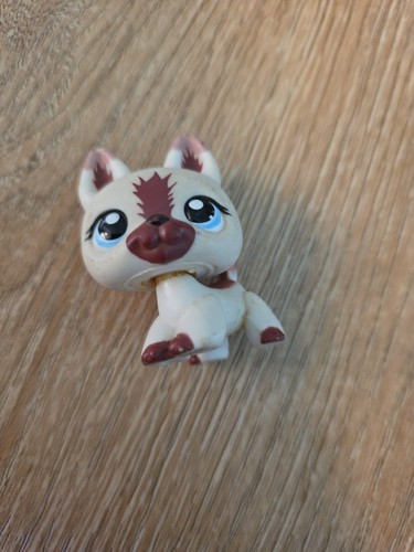 LPS #1421 Rare Hasbro White German Shepherd Blue Eyes - Littlest Pet Shop - Picture 2 of 6