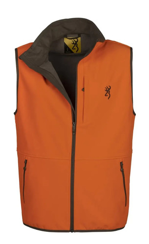 Browning Big Game Opening Day Soft Shell Vest Blaze Men's Size: Medium - Picture 2 of 5