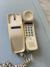 Vintage Push Button Ivory Trimline Telephone TOUCH TONE Used