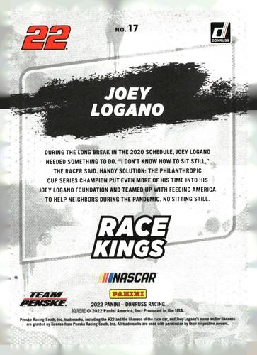 2022 Panini Donruss Racing base cards - PYC - Pick from list - Picture 31 of 313