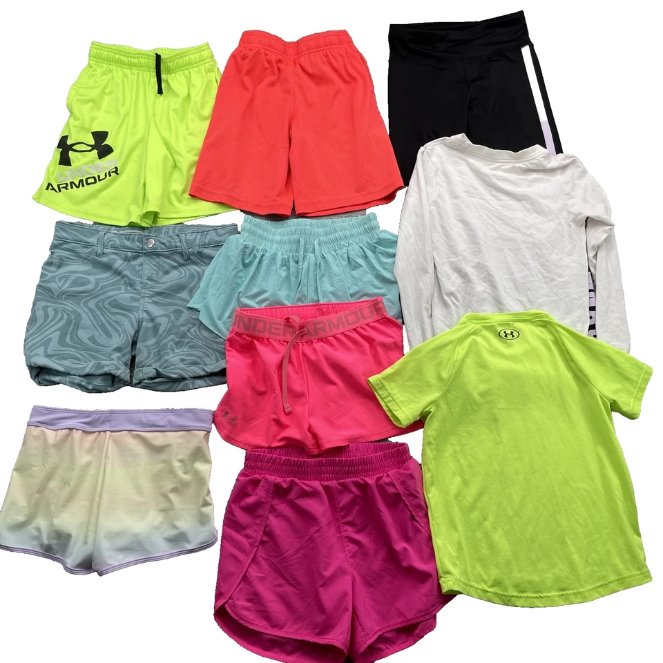 Nike Under Armour Lote Corto (10) Juvenil Niña S-M 10-12 Ropa Deportiva Camiseta Legging Gimnasio Foto 2 de 4