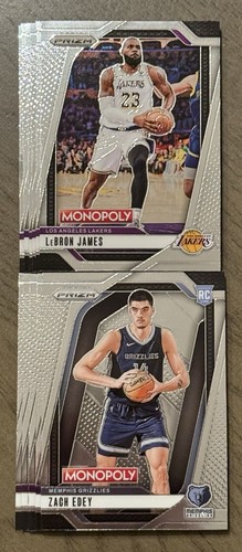 2024-25 Panini MONOPOLY PRIZM NBA Basketball Vet & RC Card You Pick/Choose READ* - Bild 1 von 24