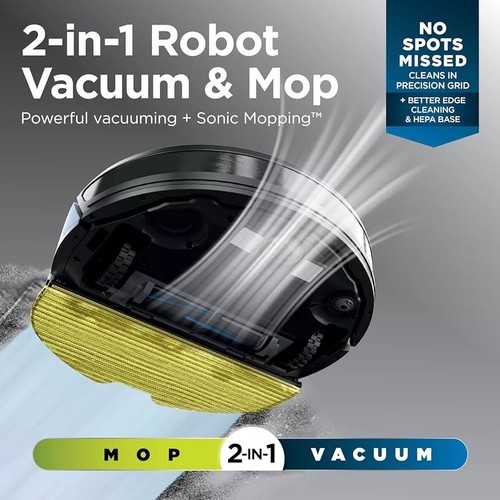 Robot aspirador y fregona Shark AI Ultra RV2610WA 2 en 1 con base autovacía XL HEPA - Imagen 4 de 7