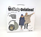 The Comfy Original Wearable Blanket, Sherpa-Lined, Gray, One Size open box