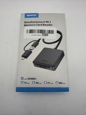 Simultaneous 4-IN-1 Memory Card Reader TF Card, SD Card, CF Card, MS Card