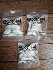3 x packs  of 10  Excel  100-715 half width blanking plates white
