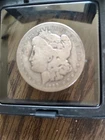 1889 cc Morgan Silver Dollar In Nice Display Case!
