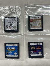 LOT 4 Nintendo DS Games Lego Indiana Jones Club Penguin I Spy Imagine Rock Star