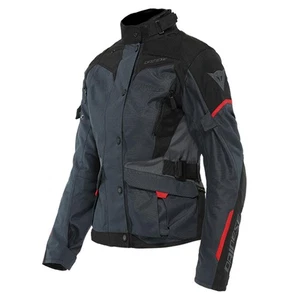 Dainese Tempest 3 D-DRY Lady Black Red Waterproof Motorcycle Motorbike Jacket