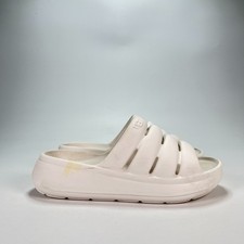 UGG Sport Yeah White Lightweight Pool Water Resistant Slide Sandals Youth Sz 2