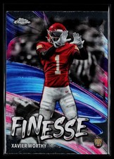 2024 Topps Chrome #F-7 Xavier Worthy Finesse