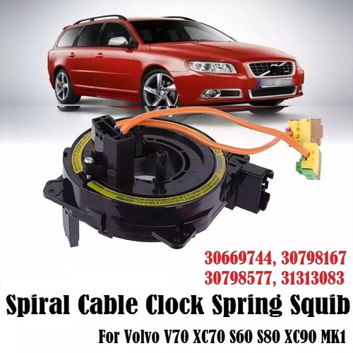 Zündkapsel Wickelfeder Sensor Spiralkabel Kontaktrolle Für Volvo XC90 XC70 S60 - Picture 2 of 19