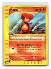 Pokemon Expedition Base Set Pokémon TCG Magby 52 Reverse Holo