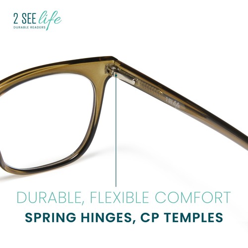 Klare Lesebrille Damen blau hell Leser für Computer Kunststoff Rahmen trendy - Bild 29 von 32