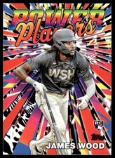 2025 Topps #PP-23 James Wood Power Players Rookie Card RC