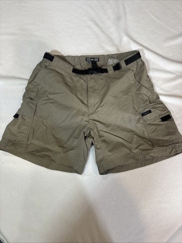 REI Co-Op Womens Cargo Hiking Shorts SZ 8 Olive Sun Protection UPF 50+ Outdoors - Picture 1 of 14