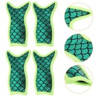  4 Stück Meerjungfrauen-Eis am Stiel-Halter, Eis-Pops-Halter, Tasche, dekorative