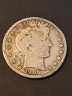 1906-D Barber Half Dollar Coin
