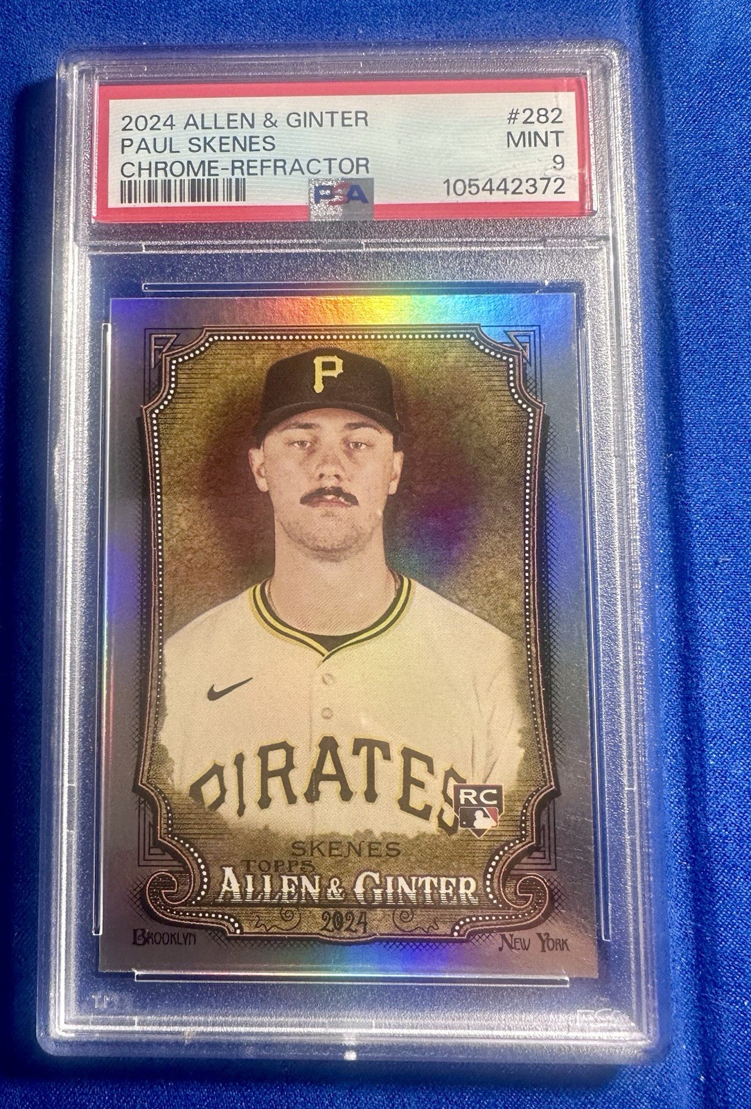 2024 Topps Allen & Ginter - Chrome Paul Skenes #282 Refractor (RC)